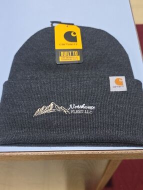 Carhartt Charcoal Gray Beanie with Northwest Fleet Embroidery